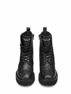 Anfibi donna “Cult” CLW362700/701 Collezione Primavera/Estate 2025 – Nero/Beige