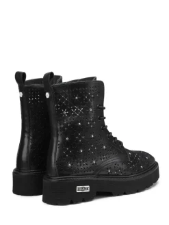 Anfibi donna “Cult” CLW362700/701 Collezione Primavera/Estate 2025 – Nero/Beige