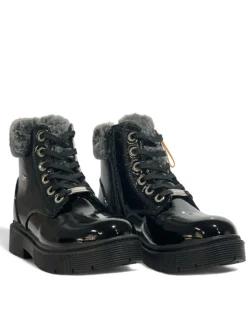 Anfibi donna “Dockers” 47TR701-670100 Collezione Autunno/Inverno 2024/2025 Naplak – Nero
