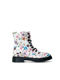 Anfibi donna “Dockers” 45TS201-800505 Collezione Autunno/Inverno 2024/2025 – Bianco fiori