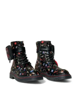 Anfibi donna “Dockers” 45TS913-600110 Collezione Autunno/Inverno 2024/2025 – Nero fantasia