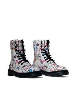 Anfibi donna “Dockers” 45TS201-800505 Collezione Autunno/Inverno 2024/2025 – Bianco fiori