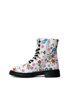 Anfibi donna “Dockers” 45TS201-800505 Collezione Autunno/Inverno 2024/2025 – Bianco fiori