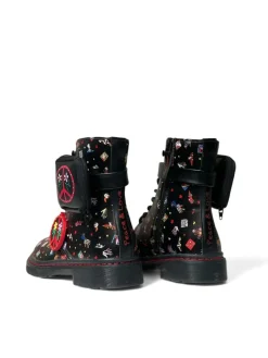 Anfibi donna “Dockers” 45TS913-600110 Collezione Autunno/Inverno 2024/2025 – Nero fantasia