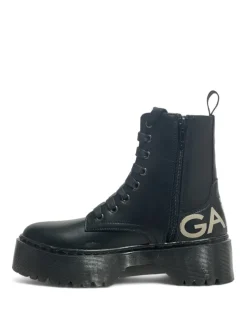 Anfibi donna “Gaelle Paris” GBDC2385 Collezione Autunno/Inverno 2024/2025 – Nero/Bianco