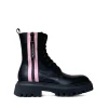 Anfibi donna “Manila Grace” 60667 Collezione Autunno/Inverno 2024/2025 fasce rosa – Nero