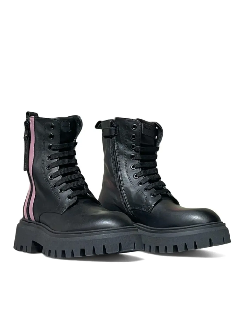 Anfibi donna “Manila Grace” 60667 Collezione Autunno/Inverno 2024/2025 fasce rosa – Nero