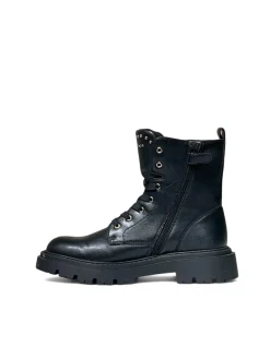 Anfibi donna “Manila Grace” 60743 Collezione Autunno/Inverno 2024/2025 micro borchie alla linguetta – Nero