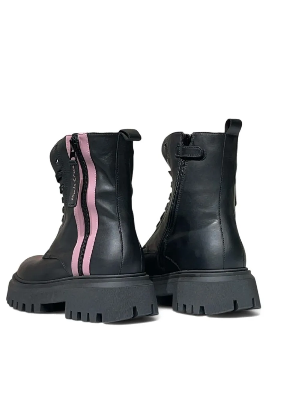 Anfibi donna “Manila Grace” 60667 Collezione Autunno/Inverno 2024/2025 fasce rosa – Nero
