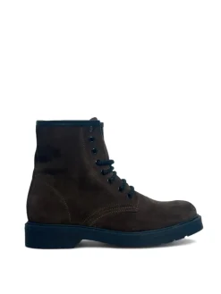 Anfibi Donna “Simone Parisi Milano” DM08 Collezione Autunno/Inverno 2024/2025 Camoscio – Taupe/Testa di moro/Nero
