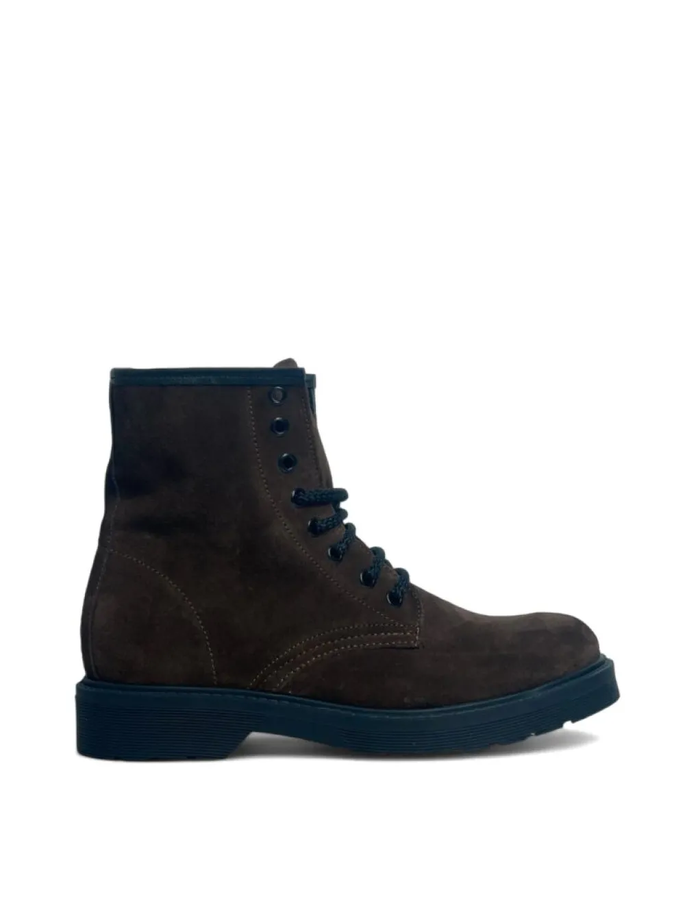 Anfibi Donna “Simone Parisi Milano” DM08 Collezione Autunno/Inverno 2024/2025 Camoscio – Taupe/Testa di moro/Nero