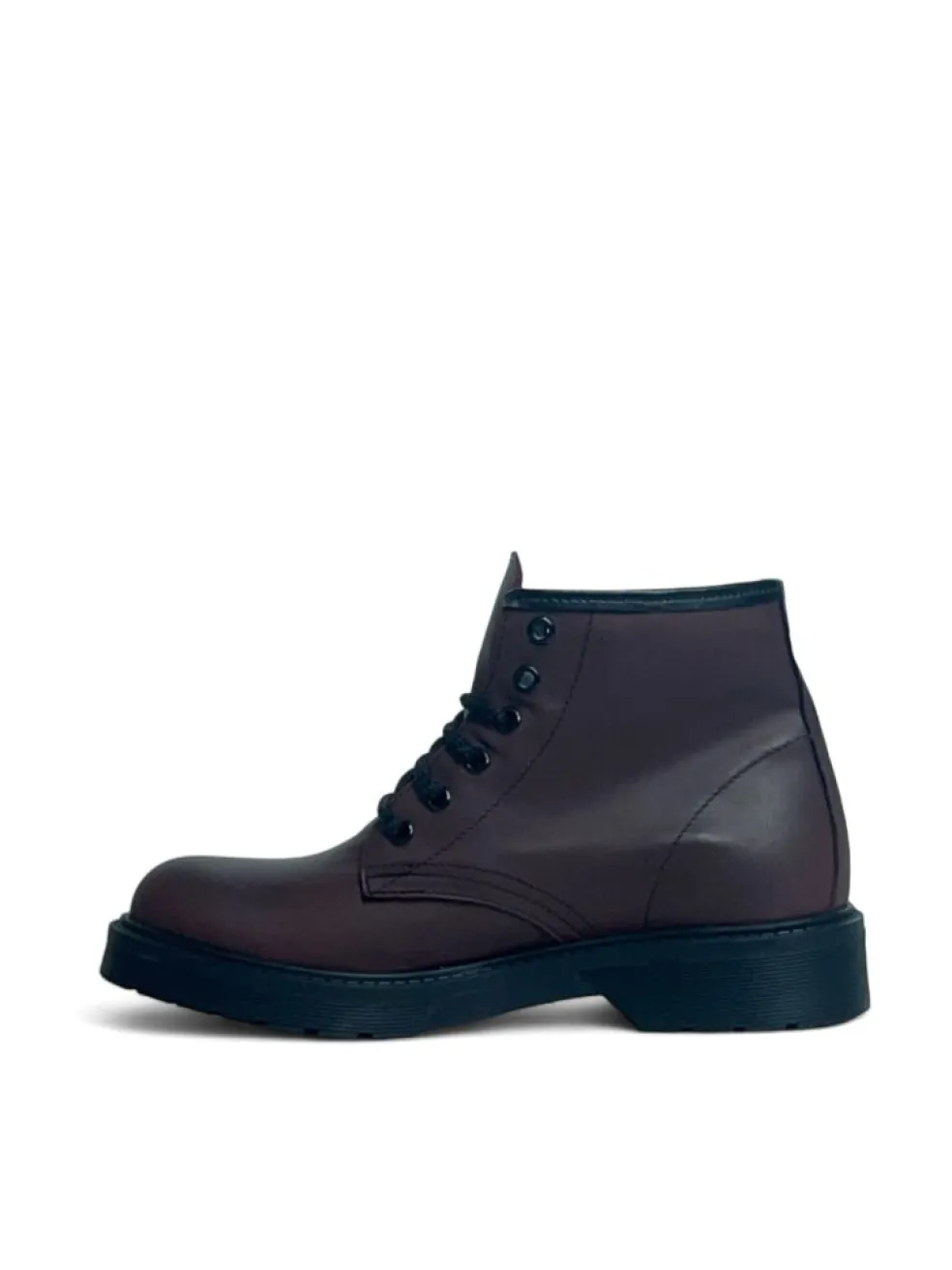 Anfibi Donna “Simone Parisi Milano” DM06 Collezione Autunno/Inverno 2024/2025 – Nero/Bordeaux