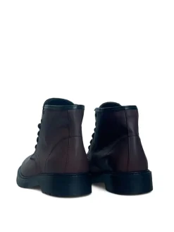 Anfibi Donna “Simone Parisi Milano” DM06 Collezione Autunno/Inverno 2024/2025 – Nero/Bordeaux