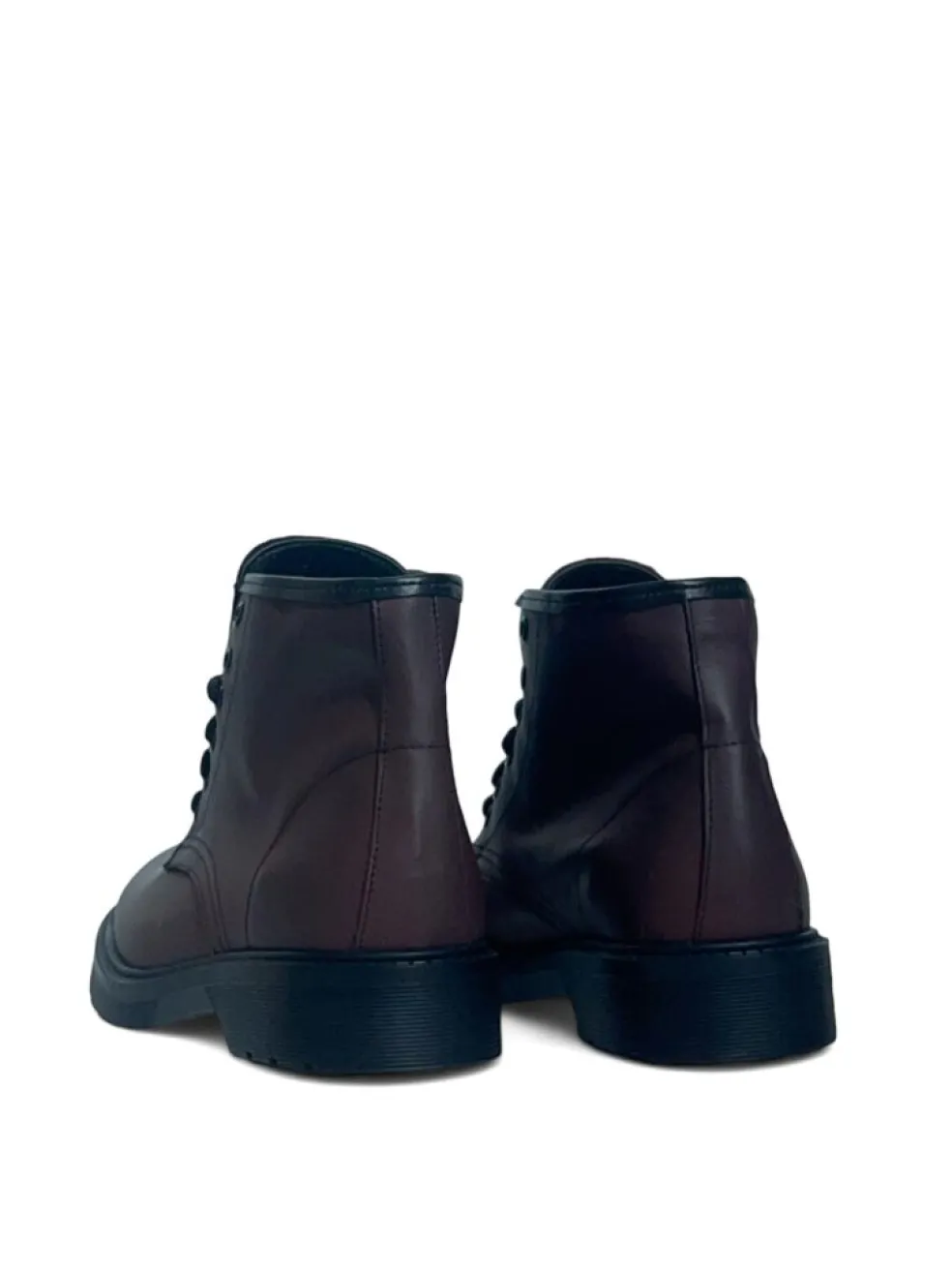 Anfibi Donna “Simone Parisi Milano” DM06 Collezione Autunno/Inverno 2024/2025 – Nero/Bordeaux
