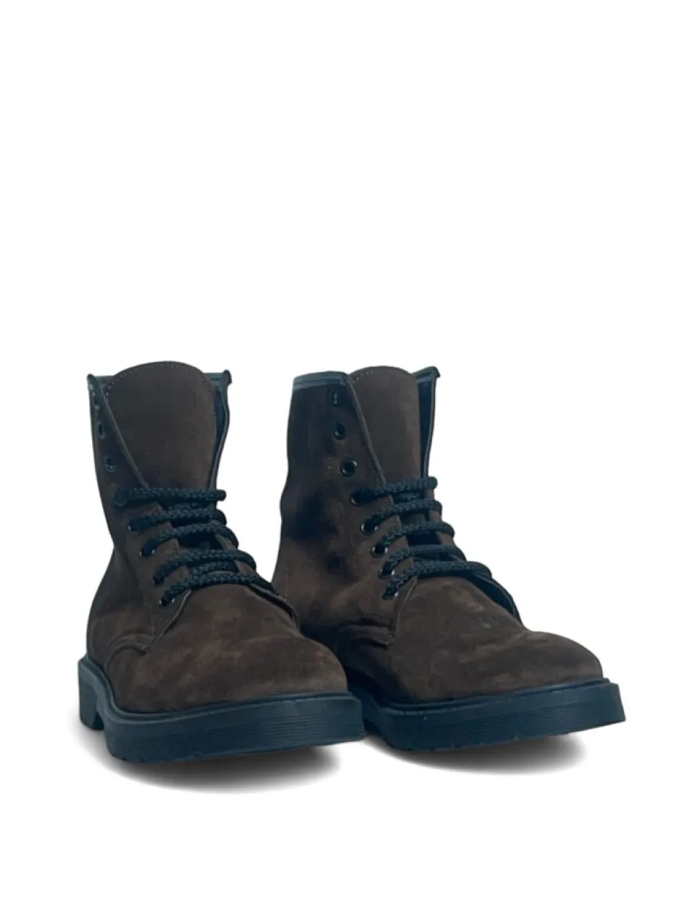 Anfibi Donna “Simone Parisi Milano” DM08 Collezione Autunno/Inverno 2024/2025 Camoscio – Taupe/Testa di moro/Nero