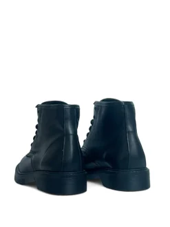 Anfibi Donna “Simone Parisi Milano” DM06 Collezione Autunno/Inverno 2024/2025 – Nero/Bordeaux
