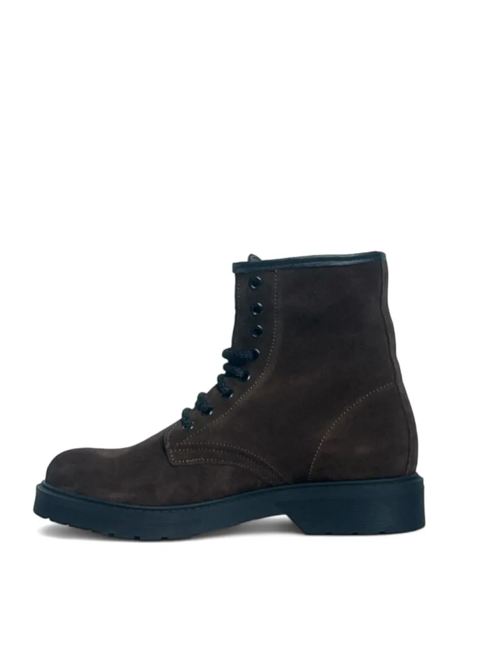 Anfibi Donna “Simone Parisi Milano” DM08 Collezione Autunno/Inverno 2024/2025 Camoscio – Taupe/Testa di moro/Nero