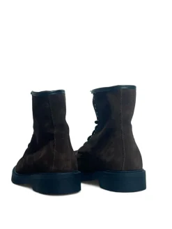 Anfibi Donna “Simone Parisi Milano” DM08 Collezione Autunno/Inverno 2024/2025 Camoscio – Taupe/Testa di moro/Nero