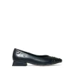 Ballerina donna “Braccialini” N21A Collezione Autunno/Inverno 2024/2025 punta con borchie – Nero