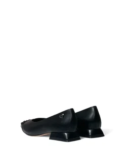 Ballerina donna “Braccialini” N21A Collezione Autunno/Inverno 2024/2025 punta con borchie – Nero