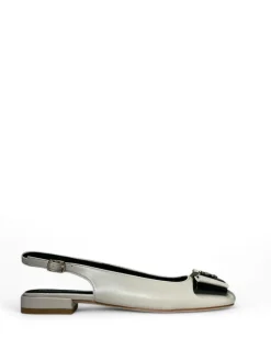 Ballerine donna “Patrizia Pepe” PPJ276 Collezione Primavera /Estate 2025 – Bianco/Beige