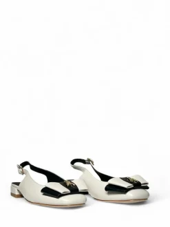 Ballerine donna “Patrizia Pepe” PPJ276 Collezione Primavera /Estate 2025 – Bianco/Beige