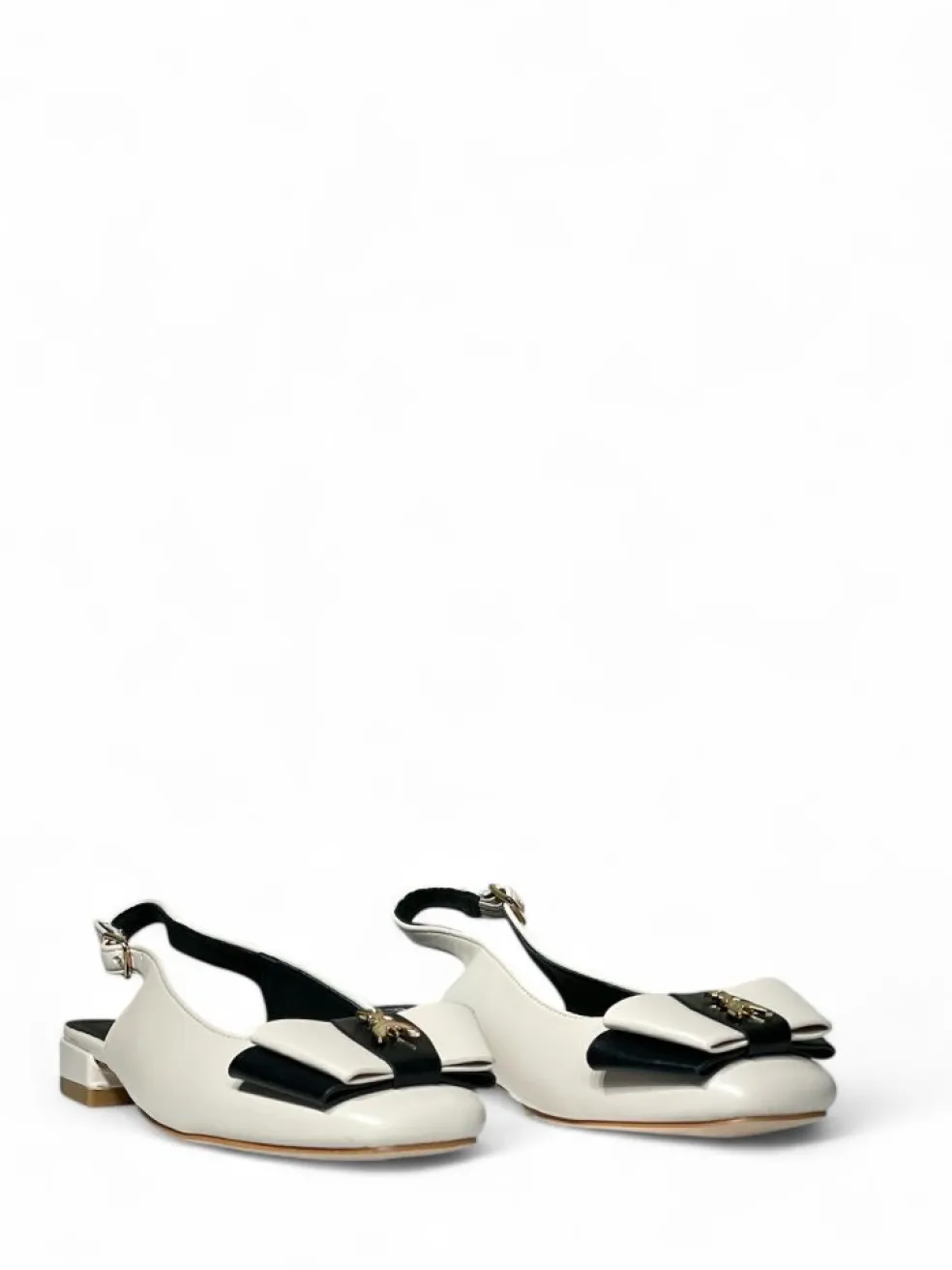 Ballerine donna “Patrizia Pepe” PPJ276 Collezione Primavera /Estate 2025 – Bianco/Beige