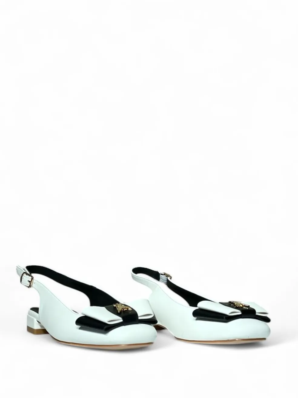 Ballerine donna “Patrizia Pepe” PPJ276 Collezione Primavera /Estate 2025 – Bianco/Beige