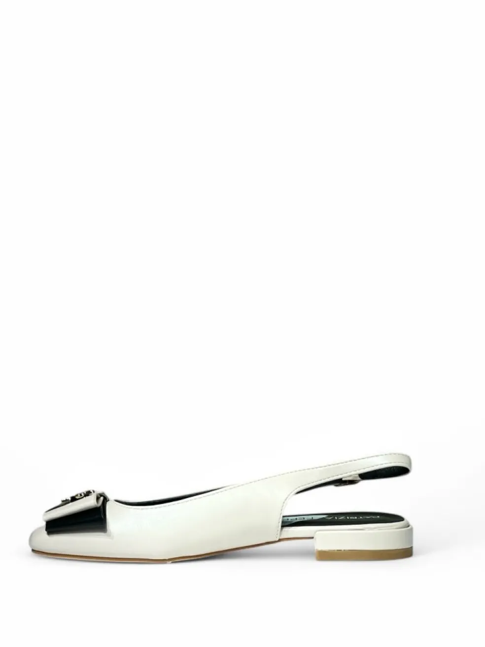 Ballerine donna “Patrizia Pepe” PPJ276 Collezione Primavera /Estate 2025 – Bianco/Beige
