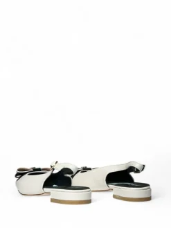 Ballerine donna “Patrizia Pepe” PPJ276 Collezione Primavera /Estate 2025 – Bianco/Beige