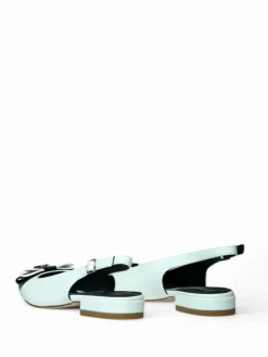 Ballerine donna “Patrizia Pepe” PPJ276 Collezione Primavera /Estate 2025 – Bianco/Beige