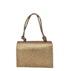 Borsa a Mano donna “Menbur” 8546100000/1 Collezione Primavera/Estate 2025 – con tracolla – Oro/Nero