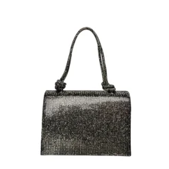 Borsa a Mano donna “Menbur” 8546100000/1 Collezione Primavera/Estate 2025 – con tracolla – Oro/Nero