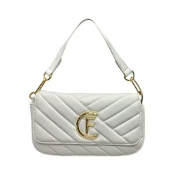 Borsa A Mano e a Tracolla donna “CristinaEffe” 0010-B Collezione Primavera/Estate 2025 – Bianco / Rosso
