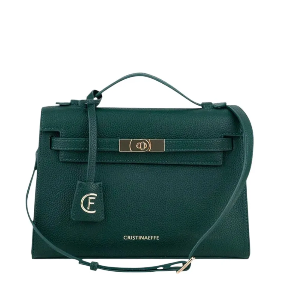 Borsa A Mano e a Tracolla donna “CristinaEffe” TAYLOR CF24FW024 Collezione Primavera/Estate 2025 – Verde/Rosso