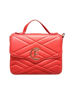 Borsa A Mano e a Tracolla donna “CristinaEffe” CF24FW025 Collezione Primavera/Estate 2025 – Tortora/Rosso/Verde