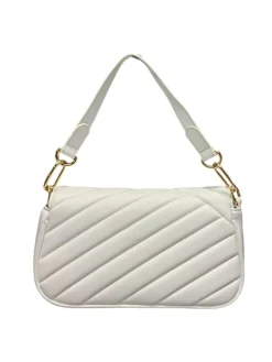 Borsa A Mano e a Tracolla donna “CristinaEffe” 0010-B Collezione Primavera/Estate 2025 – Bianco / Rosso