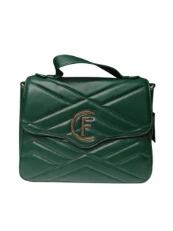 Borsa A Mano e a Tracolla donna “CristinaEffe” CF24FW025 Collezione Primavera/Estate 2025 – Tortora/Rosso/Verde