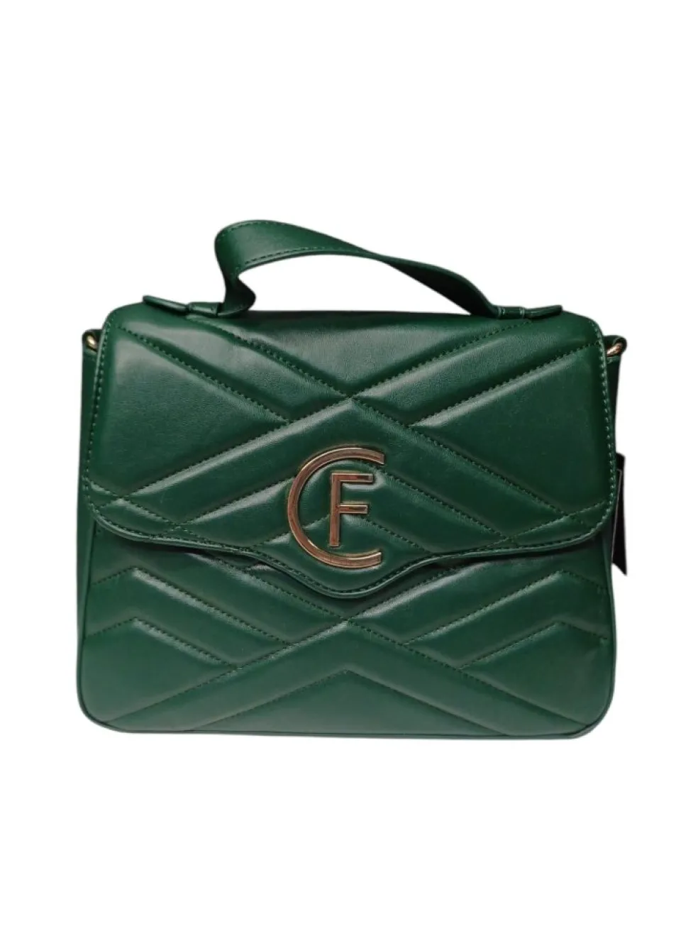 Borsa A Mano e a Tracolla donna “CristinaEffe” CF24FW025 Collezione Primavera/Estate 2025 – Tortora/Rosso/Verde