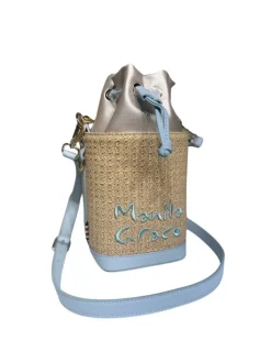 Borsa A Mano e a Tracolla donna “Manila Grace” S3/A/B283TU Collezione Primavera/Estate 2025 In Juta – Carta da zucchero