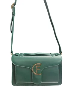 Borsa A Mano e a Tracolla donna “CristinaEffe” Cindy CF24FW021 Collezione Primavera/Estate 2025 – Verde / Rosso
