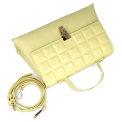 Borsa A Mano e a Tracolla donna “Menbur” 853300057 Collezione Primavera/Estate 2025 – Giallo Pastello/Verde Pistacchio
