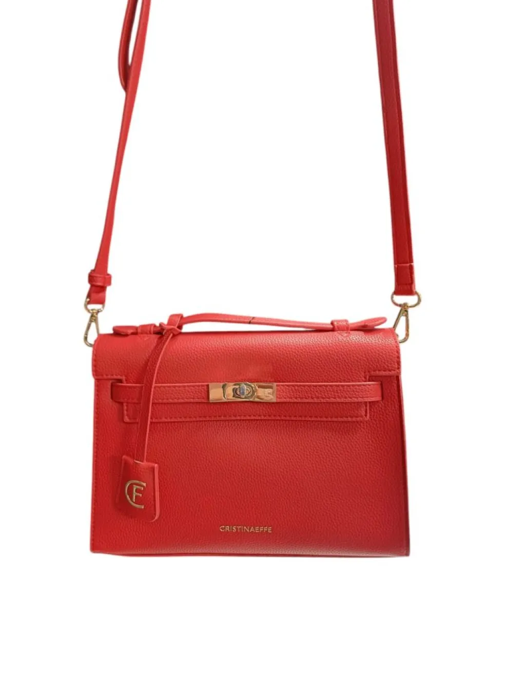 Borsa A Mano e a Tracolla donna “CristinaEffe” TAYLOR CF24FW024 Collezione Primavera/Estate 2025 – Verde/Rosso