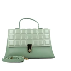 Borsa A Mano e a Tracolla donna “Menbur” 853300057 Collezione Primavera/Estate 2025 – Giallo Pastello/Verde Pistacchio