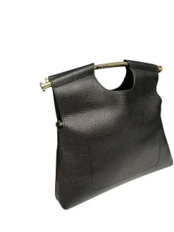Borsa A Mano e a Tracolla donna “CristinaEffe” 4166 Collezione Primavera/Estate 2025 – Cuoio/ Nero / Panna
