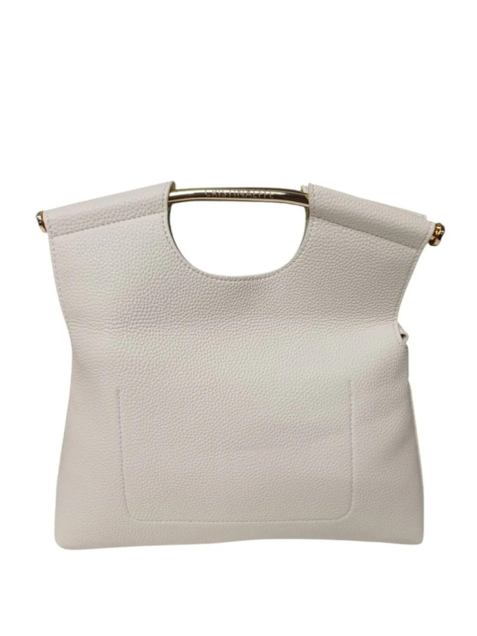 Borsa A Mano e a Tracolla donna “CristinaEffe” 4166 Collezione Primavera/Estate 2025 – Cuoio/ Nero / Panna