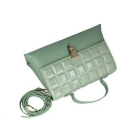 Borsa A Mano e a Tracolla donna “Menbur” 853300057 Collezione Primavera/Estate 2025 – Giallo Pastello/Verde Pistacchio