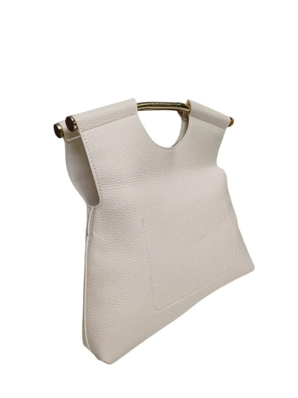 Borsa A Mano e a Tracolla donna “CristinaEffe” 4166 Collezione Primavera/Estate 2025 – Cuoio/ Nero / Panna