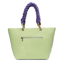 Borsa a spalla donna “Dubeliè” Eva Collezione Primavera/Estate 2025 con tracolla – Verde/Arancio/Viola