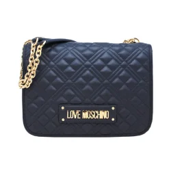 Borsa a spalla donna “Love Moschino” JC4000PP0DLA0751 Collezione Primavera/Estate 2025 – Blu/Fucsia/Nero